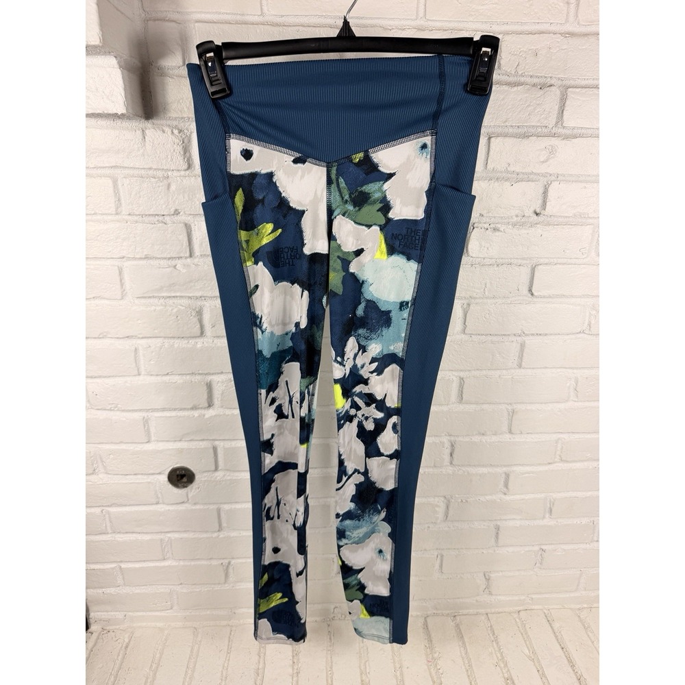 Gorpcore The North Face Dune Sky 7/8 Leggings M Floral Pocket Hiking Yoga